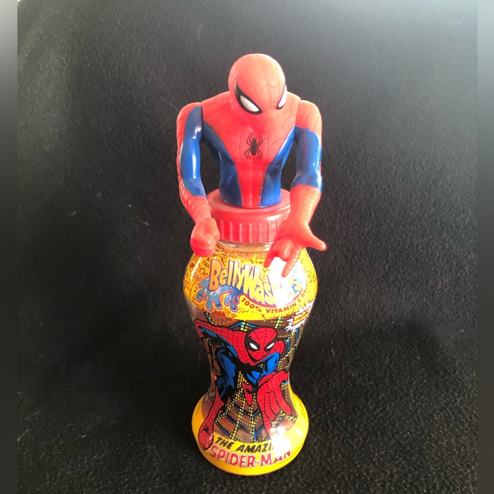 Marvel Spider-Man Action Figure “Bellywashers”Drink Collectible